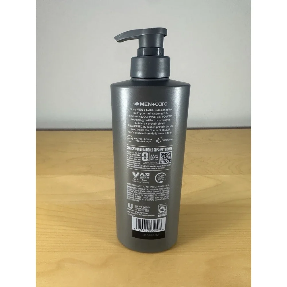 Dove Men+Care FIFA Shampoo - Striker Swag - 18 fl oz NEW